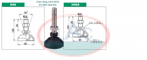 Đế tăng chỉnh M16