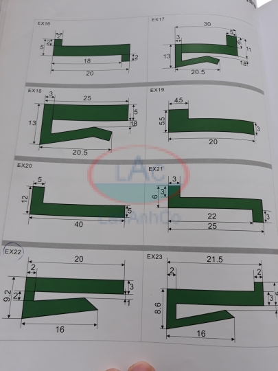 Thanh nhựa lót băng tải DP265