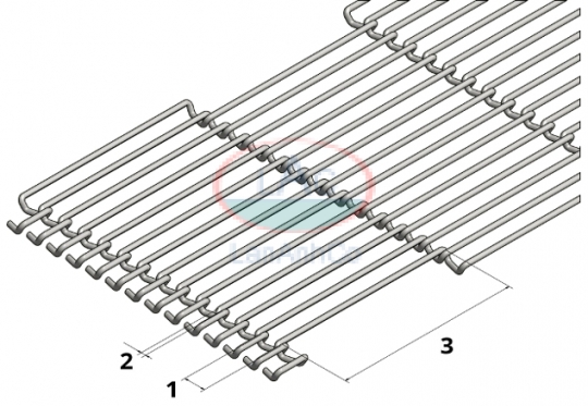 Băng tải lưới inox phẳng